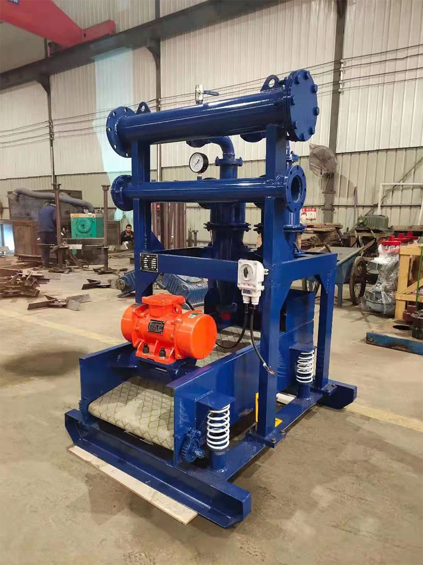 Working characteristics of desander and desilter