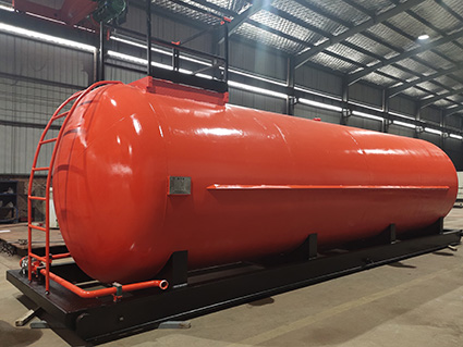 elevated diesel storage tanks