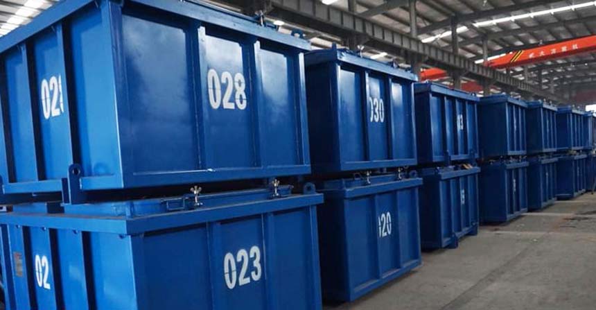 drill cuttings box