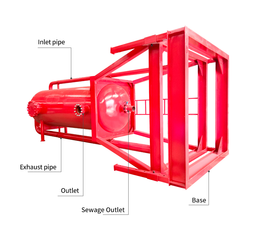 Mud gas separator