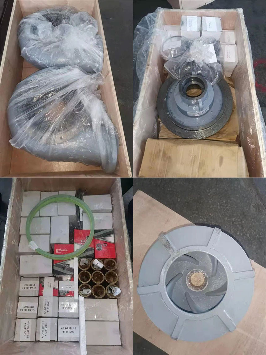 Shipment Of Sand Pump Spare Parts