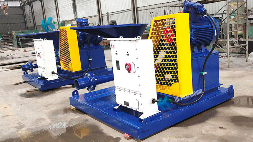 Shear mixing device for drilling fluid