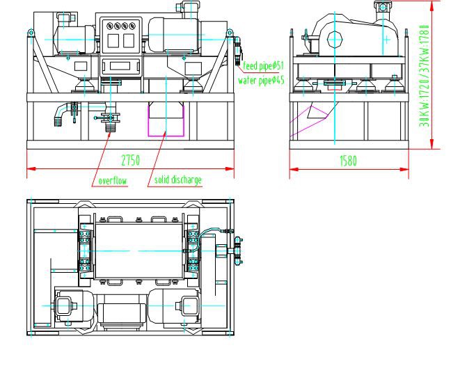 Drilling Mud Centrifuge Drawings