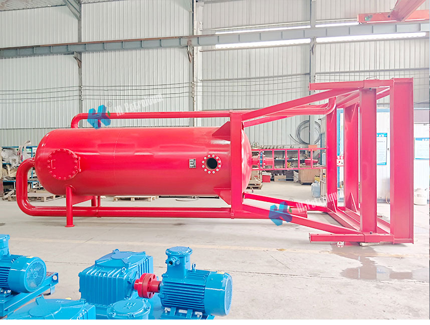 drilling mud gas separator