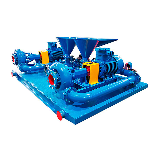 Double Mud Jet Mixing Device